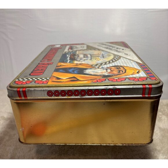 Fishermans Friend Lofthouses Original Vtg Metal Tin Storage Box LARGE 14 X 4.75" - Picture 8 of 14